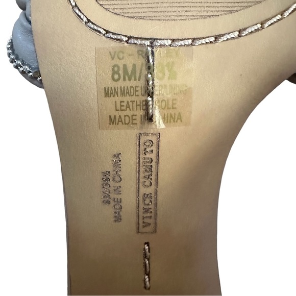 VINCE Camuto Rayley Sandal, Color: Taupe/Stone, size 8M - Picture 5 of 12